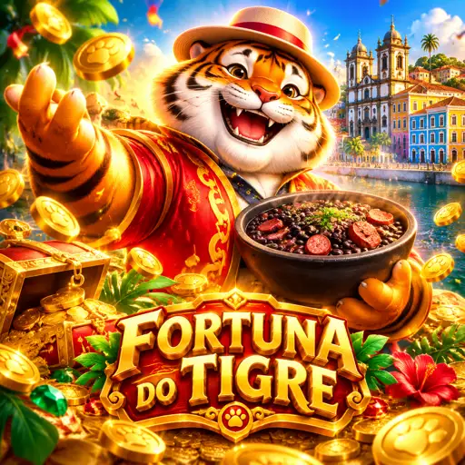 Tela de ganho do Fortune Tiger com multiplicador aplicado sobre o prêmio da rodada