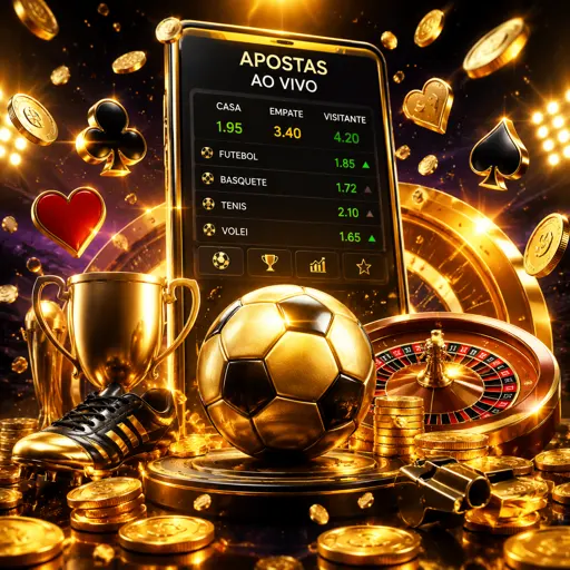Painel com mercados de aposta de futebol disponíveis por partida