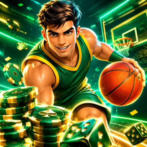 Jogador arremessando à cesta em partida de basquete profissional